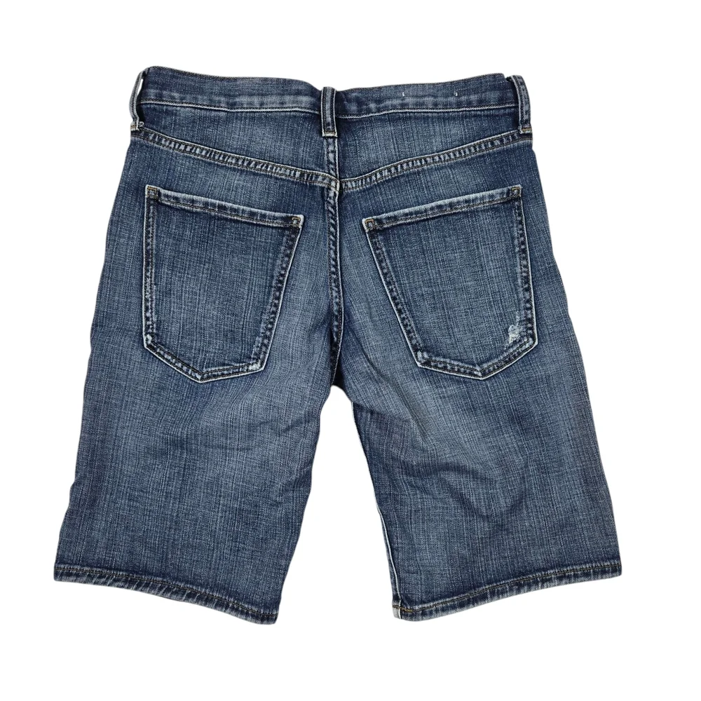 Banana Republic Blue Distressed Denim Shorts Sz.25 - Picture 2 of 9